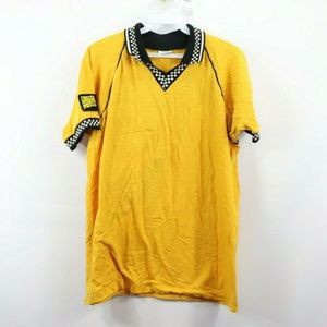 Vintage 80s Union Jacks Soccer Jersey Yellow Large